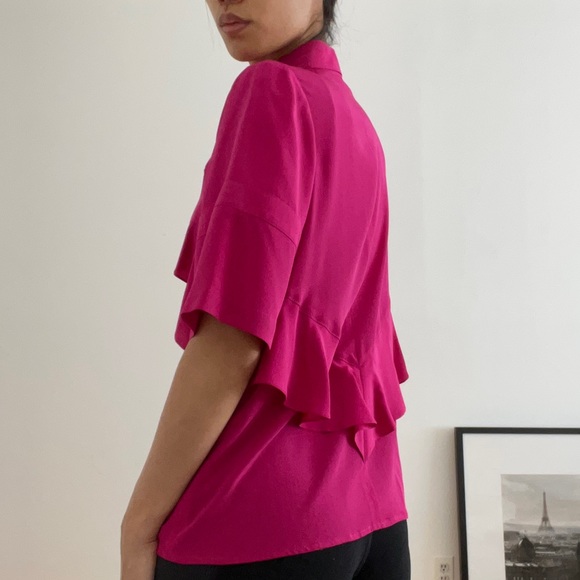 Pink Ruffle Shirt - Picture 3 of 3